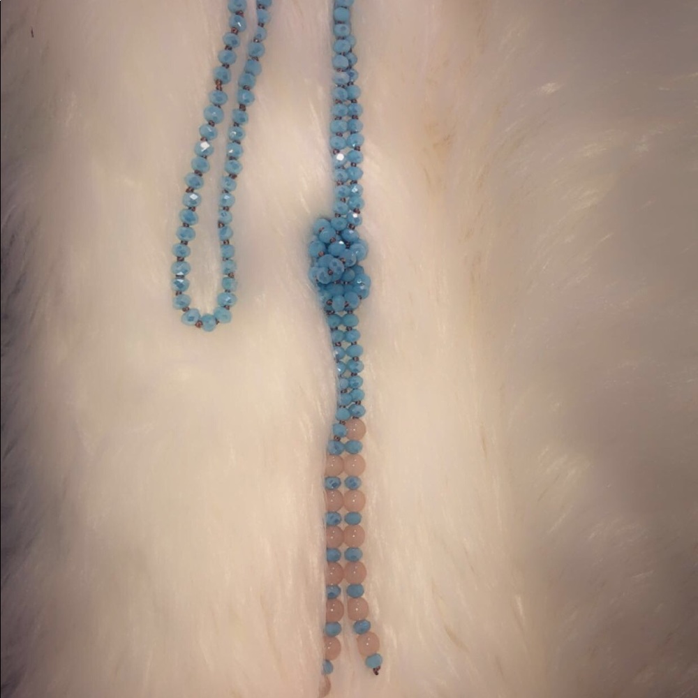 Lariat long necklace